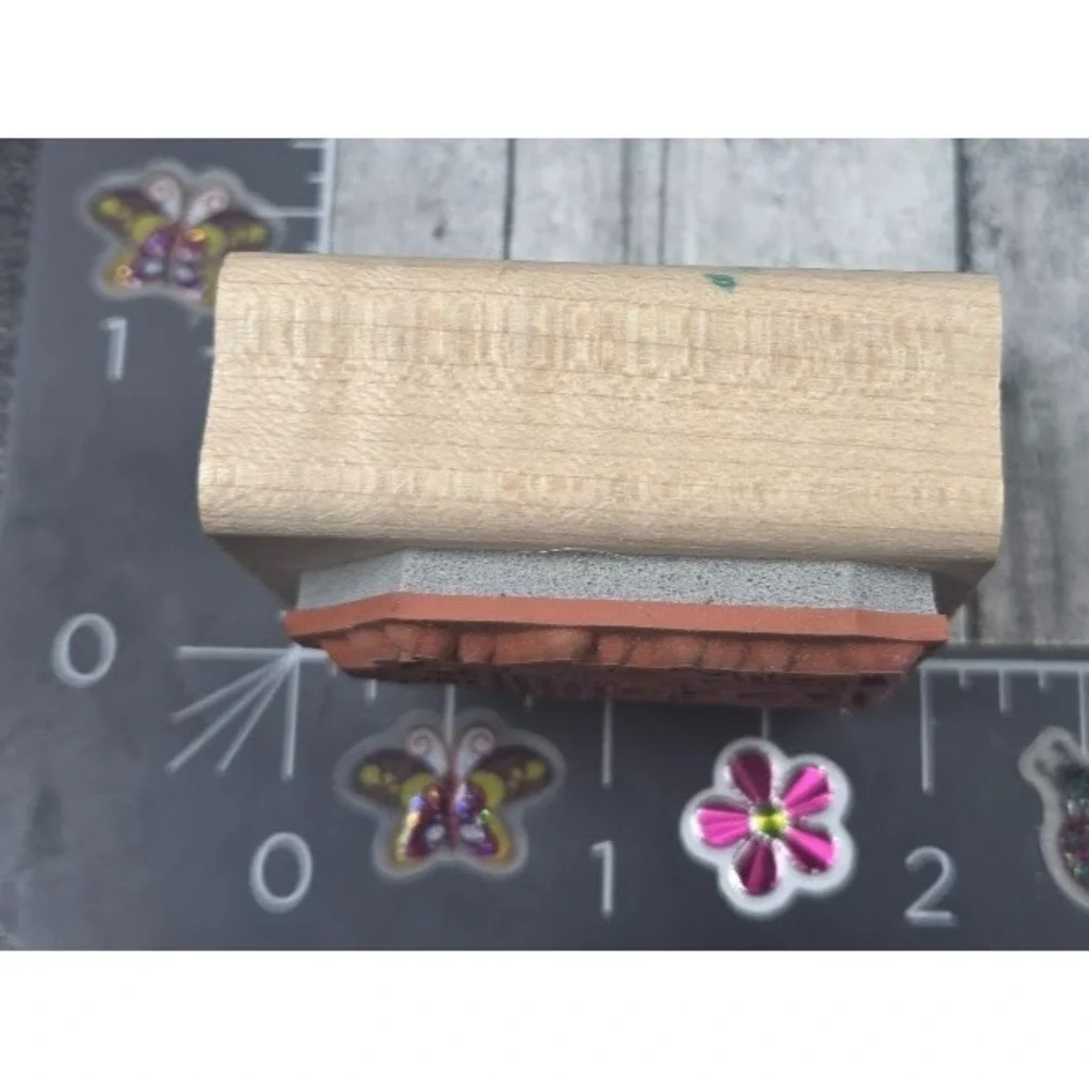 Stampin' Up! Birdhouse Double Leaves Ivy 1996 Rubber Stamp Wood #L28